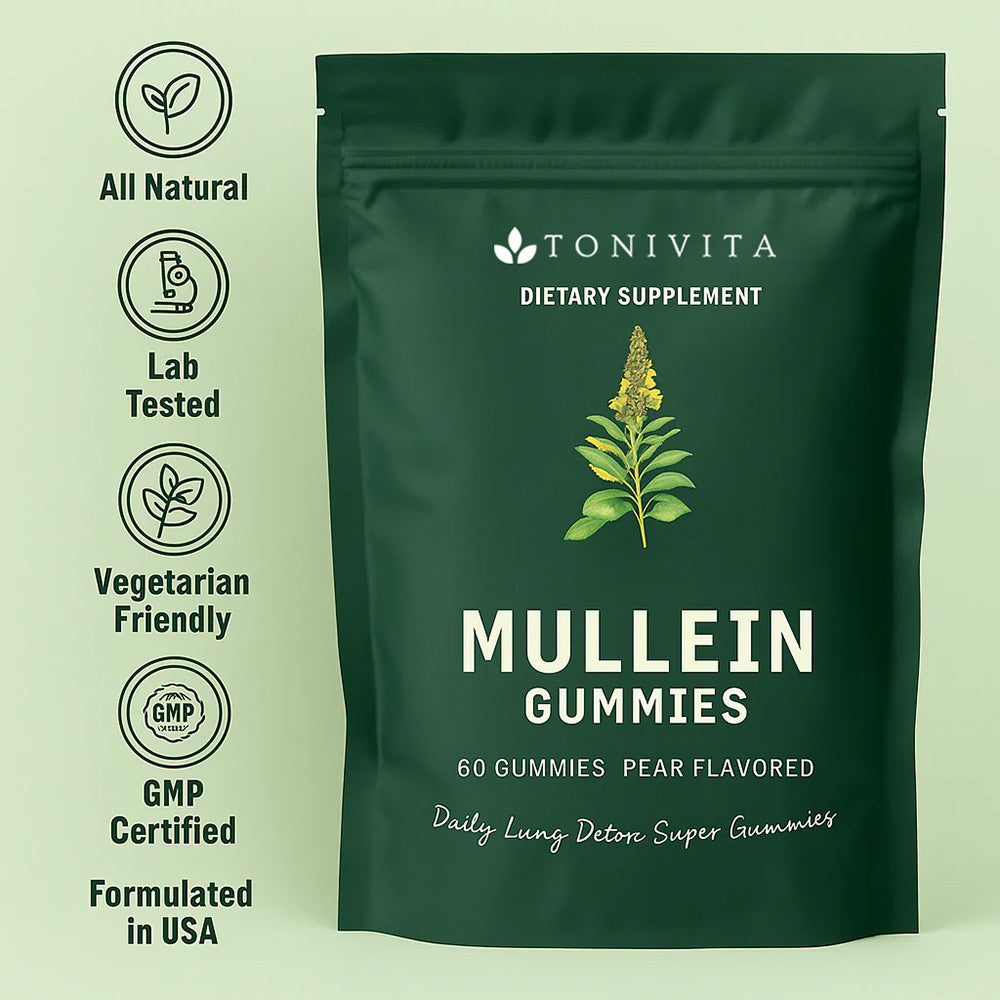 Tonivita Mullein Lung Detox Gummies