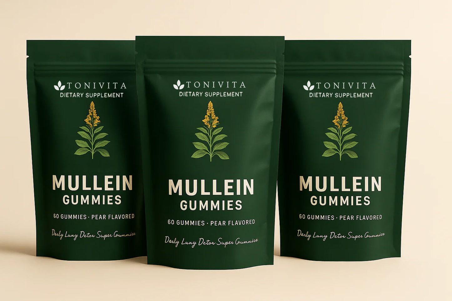 Tonivita Mullein Lung Detox Gummies