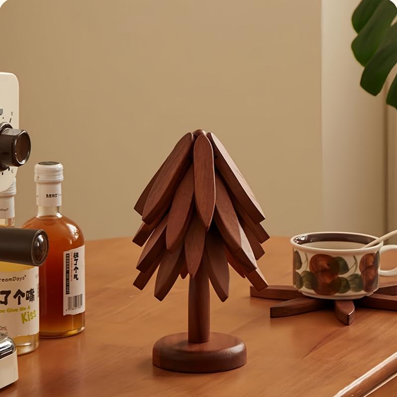 Natural Tree Trivet Set