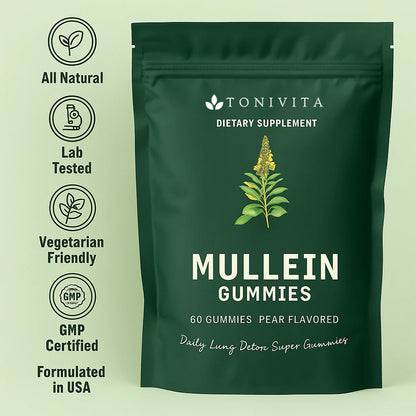 Tonivita Mullein Lung Detox Gummies