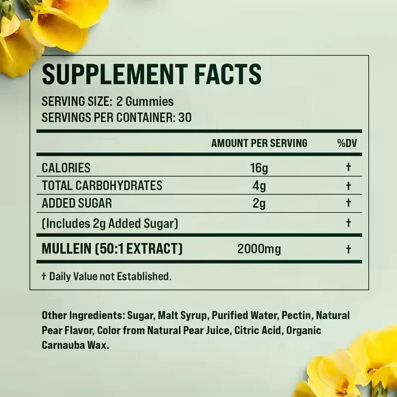 Tonivita Mullein Lung Detox Gummies