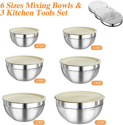 6 Piece Mixing Bowl