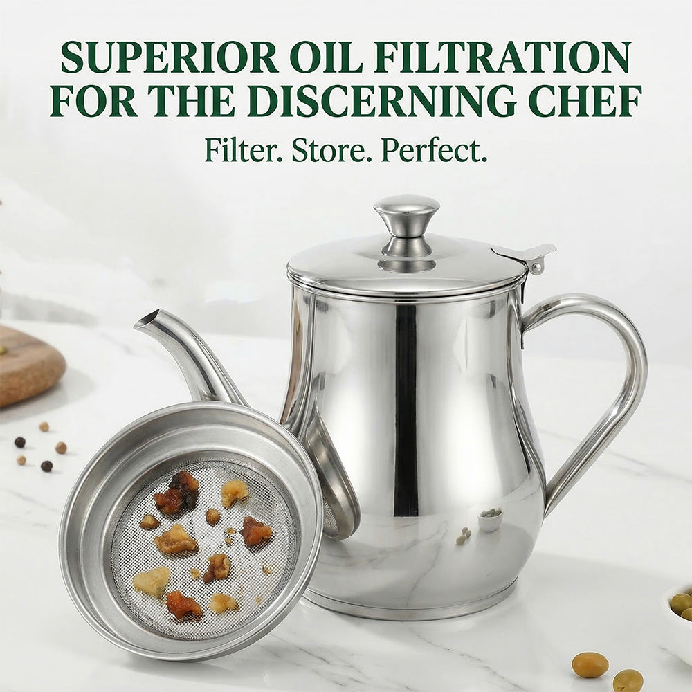 Stainless Steel Oil Filter Pot