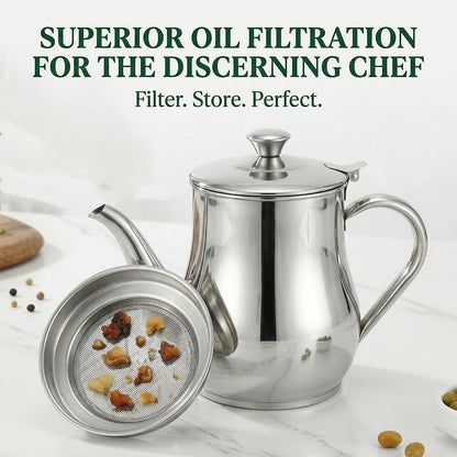 Stainless Steel Oil Filter Pot