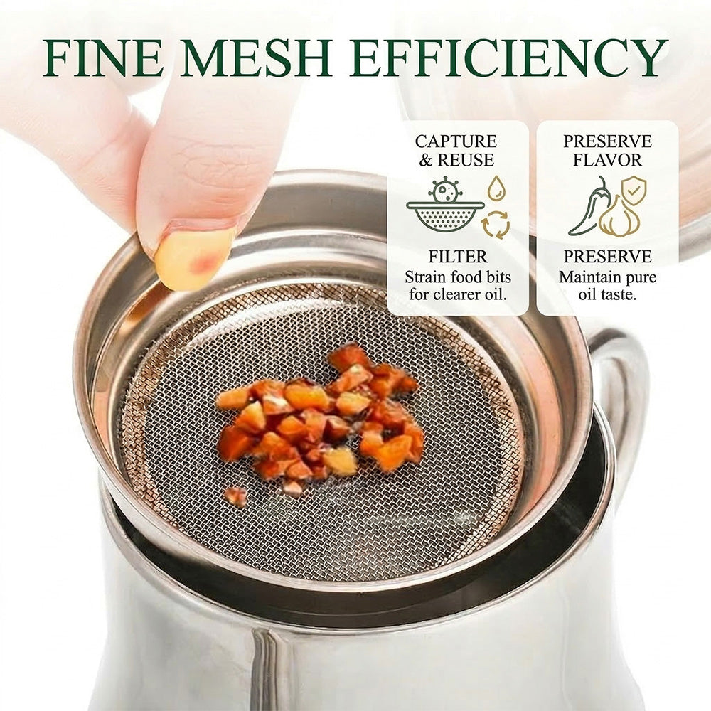Stainless Steel Oil Filter Pot